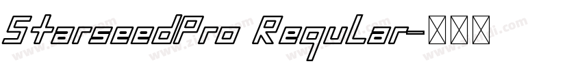 StarseedPro Regular字体转换